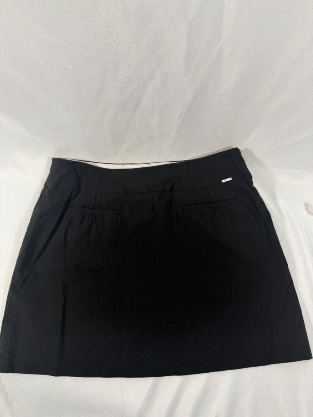 Swing Control Performance Golf Pickleball Skort Size 14 Solid Black Print - Picture 2 of 8